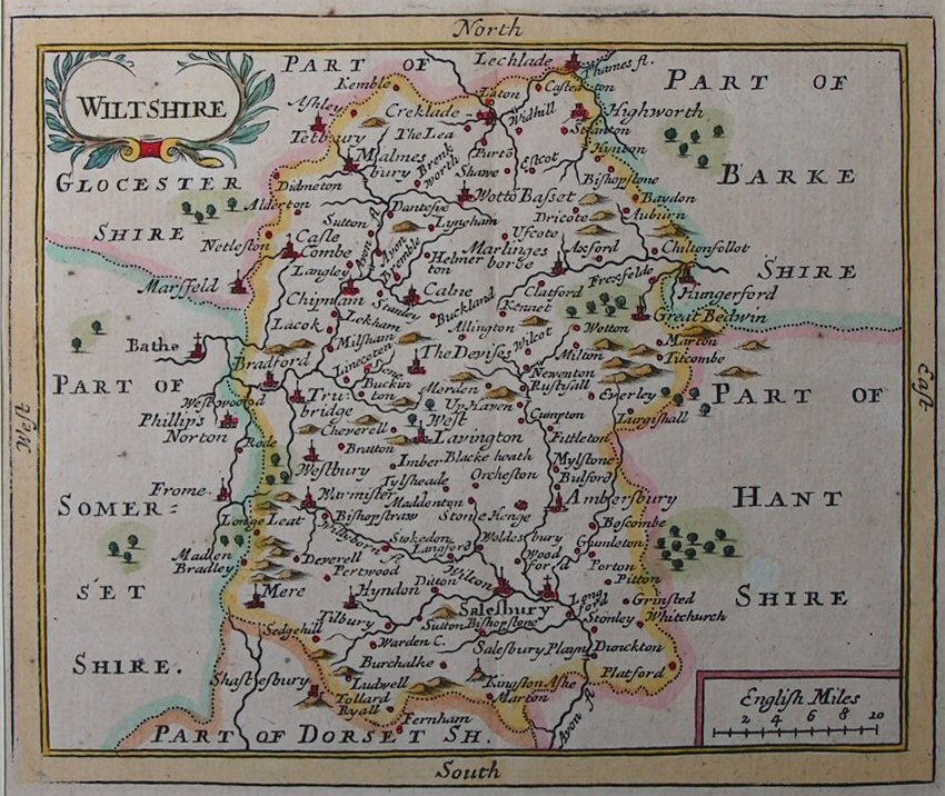 Map of Wiltshire - Seller